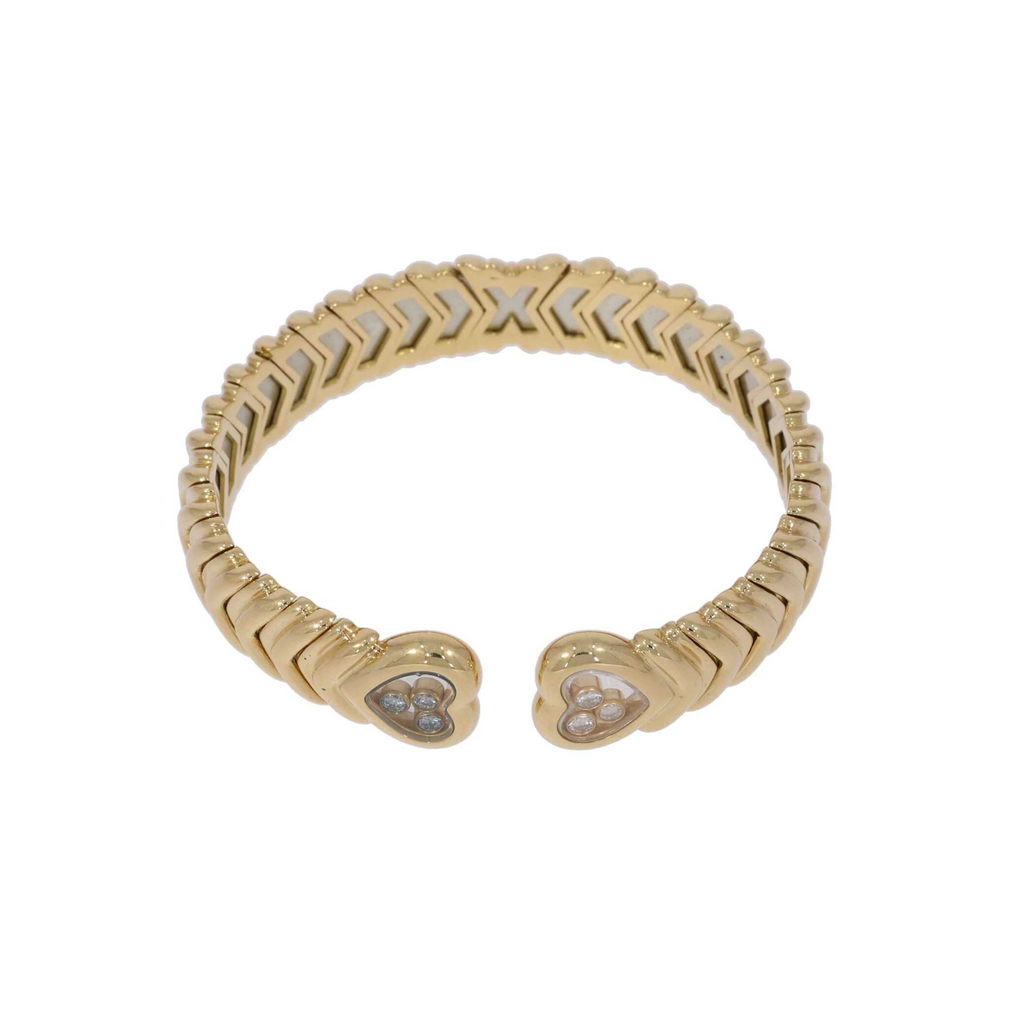 Chopard „Happy Diamonds“ Armreif ca. 0,30ct Diamanten Gelbgold 750/ 18K - Bild 2