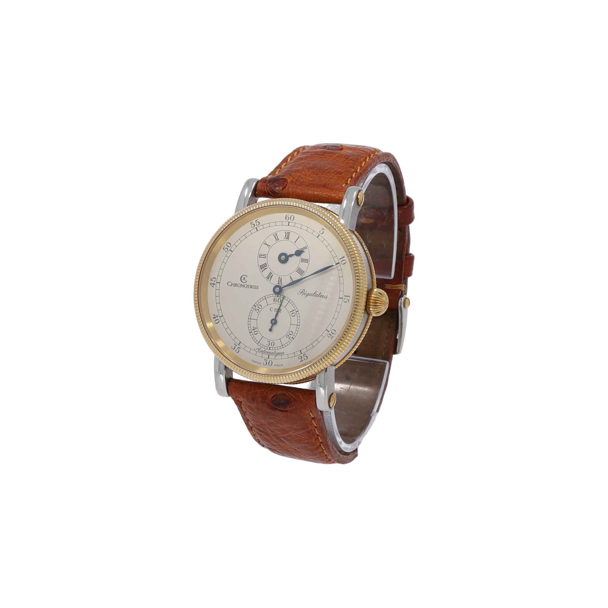 Chronoswiss Régulateur Ref. CH1222 Stahl/Gold 18K Fullset almost NOS - Bild 2