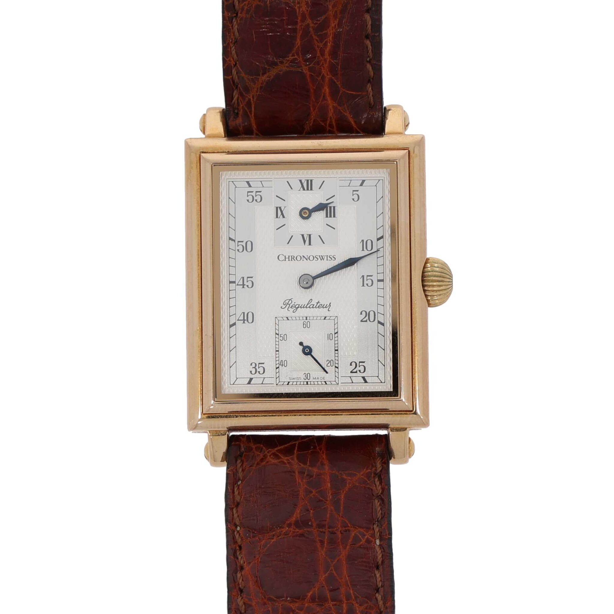 Chronoswiss Régulateur Rectangulaire Ref. CH2951 Rosegold Full Set - Bild 5