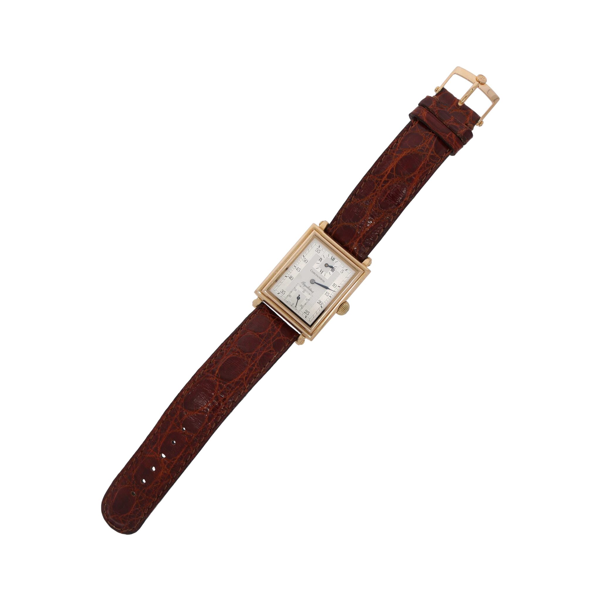 Chronoswiss Régulateur Rectangulaire Ref. CH2951 Rosegold Full Set - Bild 7