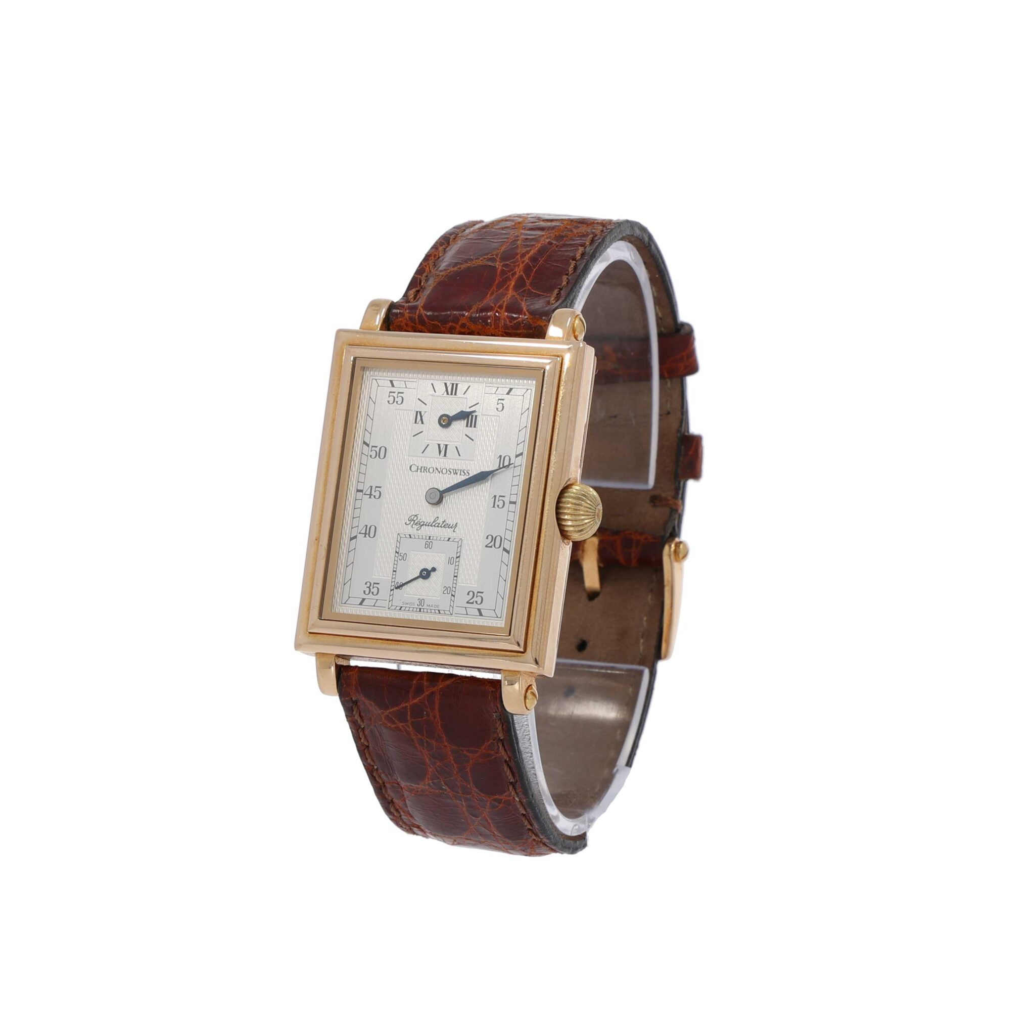 Chronoswiss Régulateur Rectangulaire Ref. CH2951 Rosegold Full Set - Bild 2