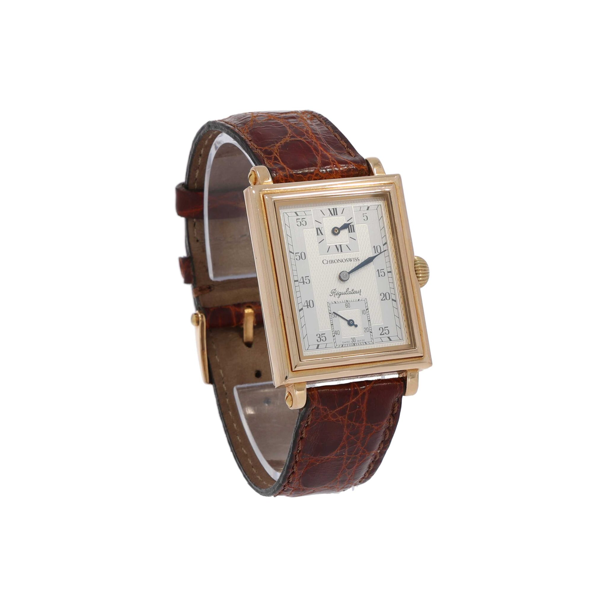 Chronoswiss Régulateur Rectangulaire Ref. CH2951 Rosegold Full Set - Bild 3
