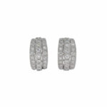 Clipohrstecker in 750 Weißgold mit ca. 2,5 ct Diamanten Vorschau