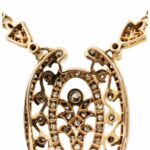 Collier Gelbgold 750/ 18K 44cm ca.0,76ct Diamanten - Bild 13 Vorschau