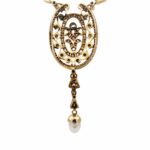 Collier Gelbgold 750/ 18K 44cm ca.0,76ct Diamanten - Bild 2 Vorschau