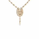 Collier Gelbgold 750/ 18K 44cm ca.0,76ct Diamanten - Bild 4 Vorschau