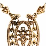 Collier Gelbgold 750/ 18K 44cm ca.0,76ct Diamanten - Bild 5 Vorschau