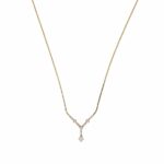 Collier Gelbgold 750 / 18K mit ca. 0,55ct Diamanten Vorschau