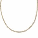 Halsriviére 42cm Gelbgold 750 / 18K mit ca. 7ct Diamanten Vorschau