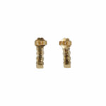 Creolen Gelbgold 585 / 14K mit ca. 0,2ct Diamanten - Bild 3 Vorschau