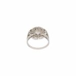 Diamant Ring Gr.51 Platin 950 mit ca.1ct Holländische Rose und  0,25ct Achtkant - Bild 3 Vorschau