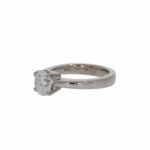 Eincarätiger Diamant Solitärring in 750er Weissgold Vorschau