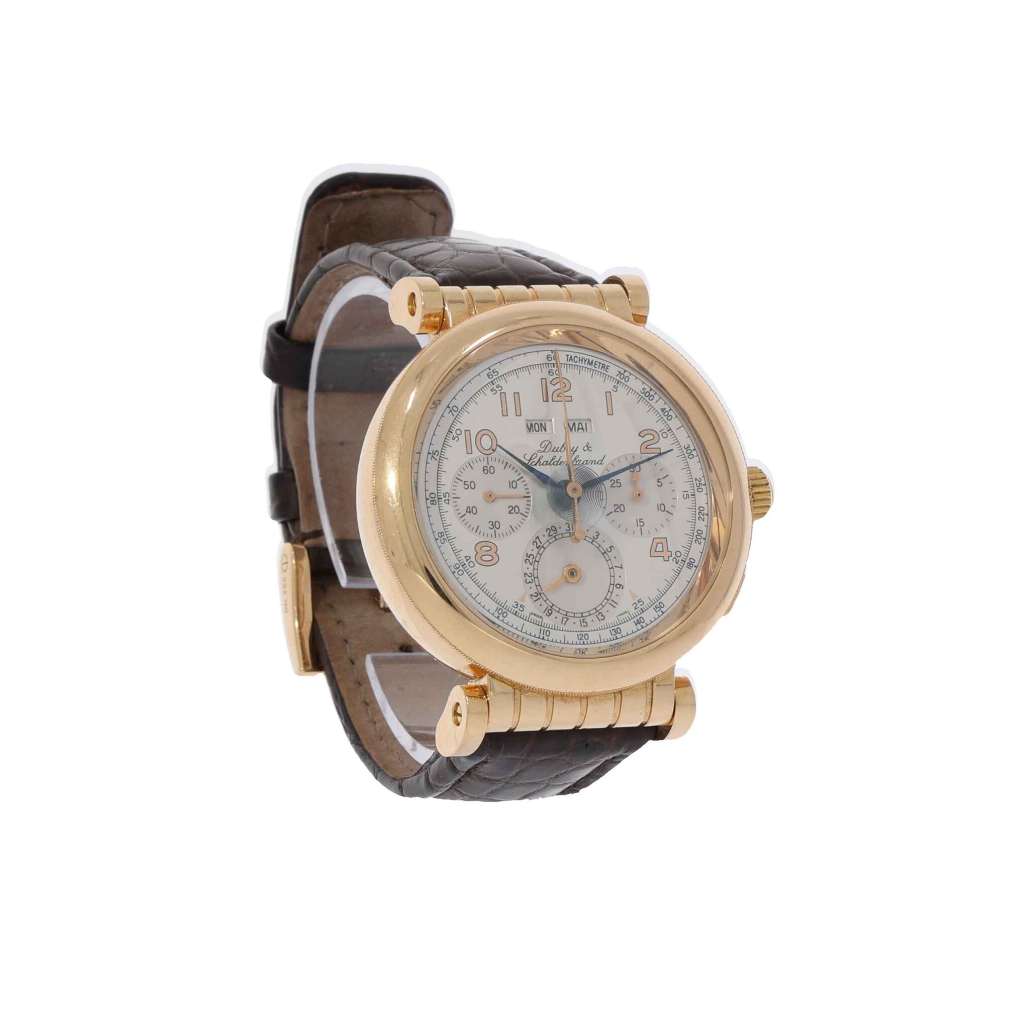 Dubey & Schaldenbrand Gold 18K Jubilée Chronograph Rattrapante Ltd. Edition - Bild 2