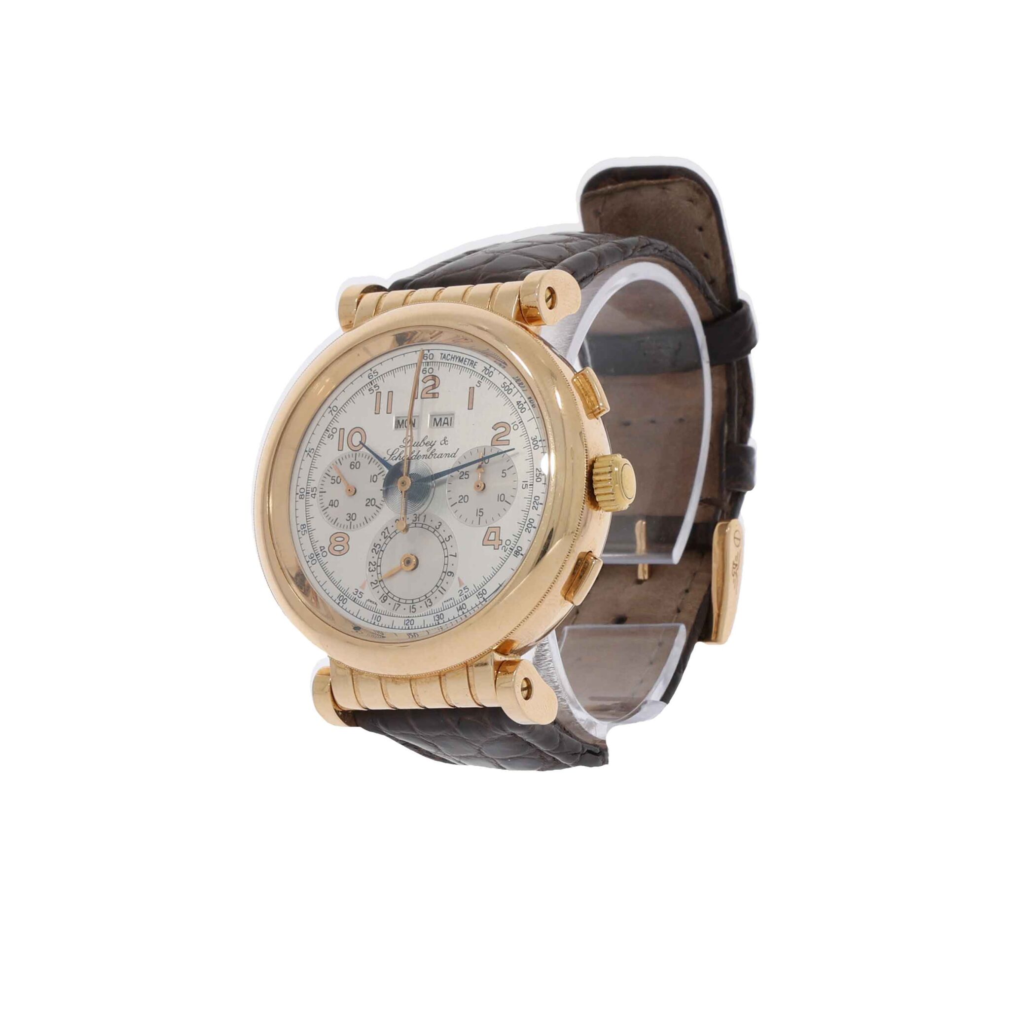 Dubey & Schaldenbrand Gold 18K Jubilée Chronograph Rattrapante Ltd. Edition - Bild 3