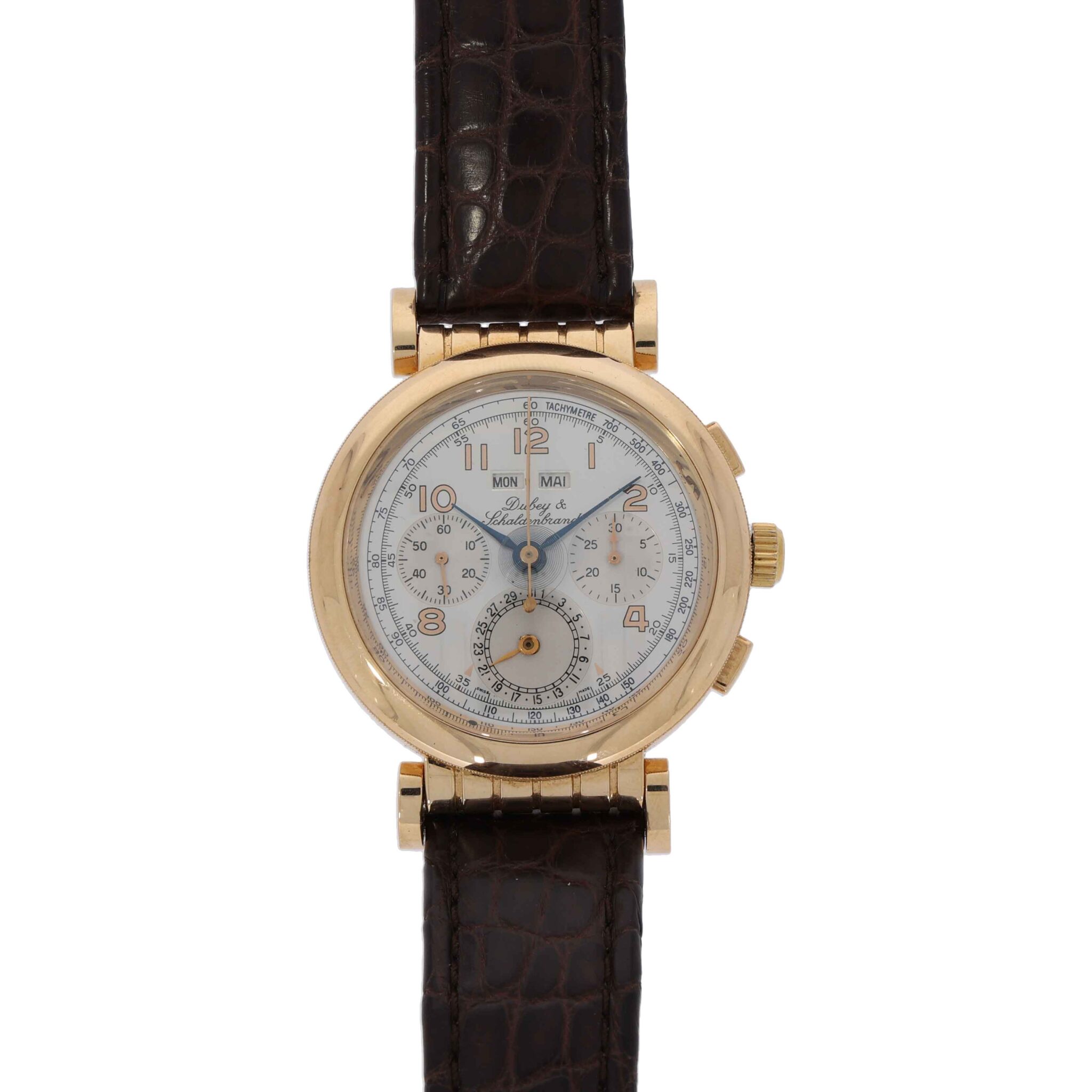 Dubey & Schaldenbrand Gold 18K Jubilée Chronograph Rattrapante Ltd. Edition - Bild 6
