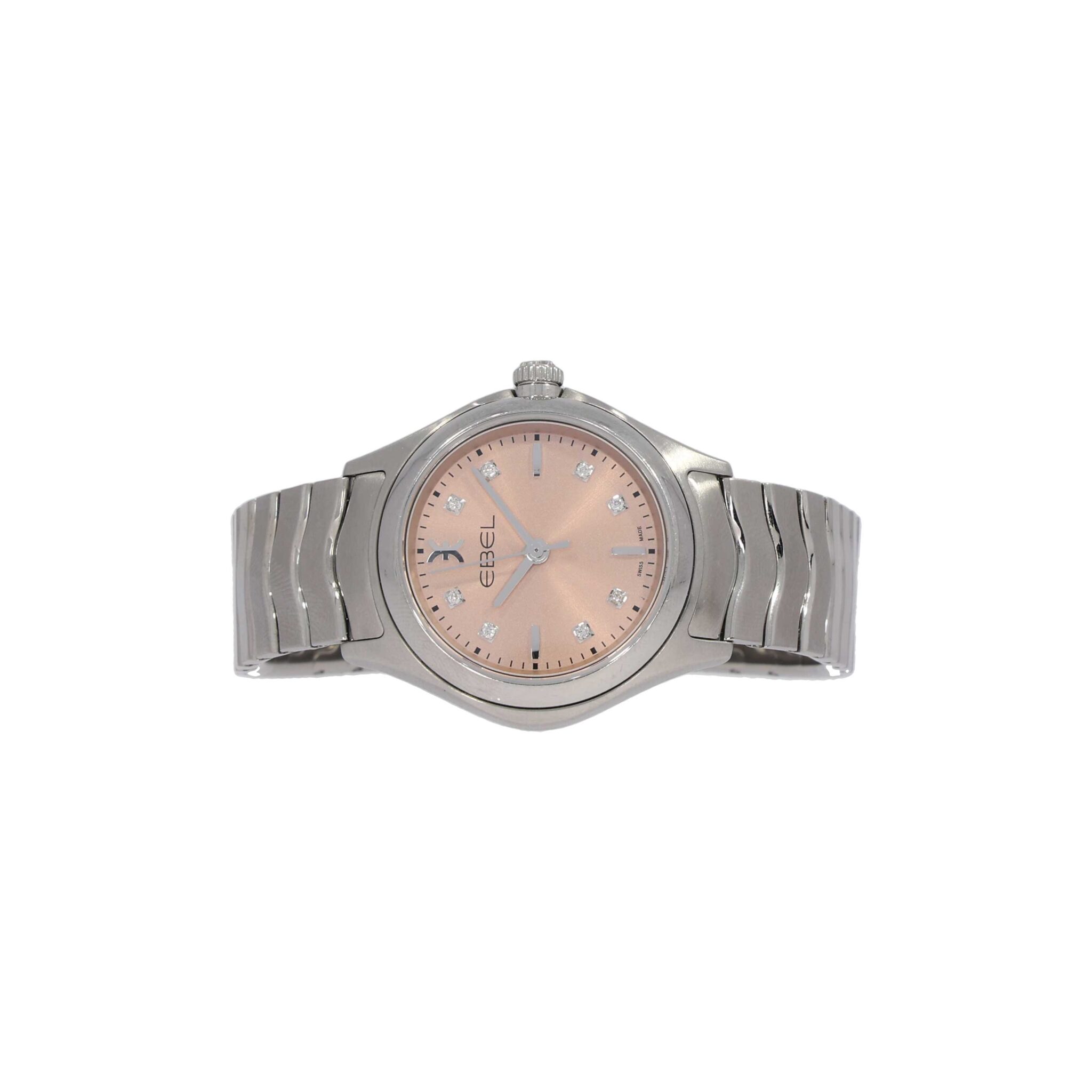 Ebel Wave Ref. 1216217 Stahl pink Zifferblatt Diamanten Full Set 2014 wie neu - Bild 7