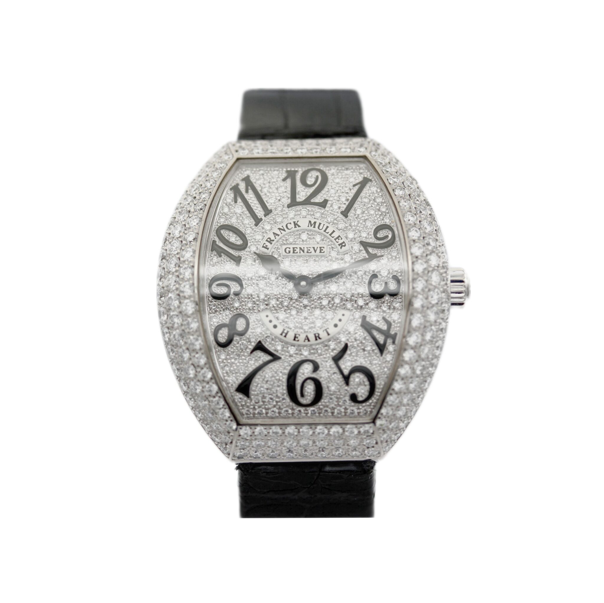 Franck Muller Heart To Heart – Diamonds – Factory Set 2010 B&P Diamanten – Weißgold 750