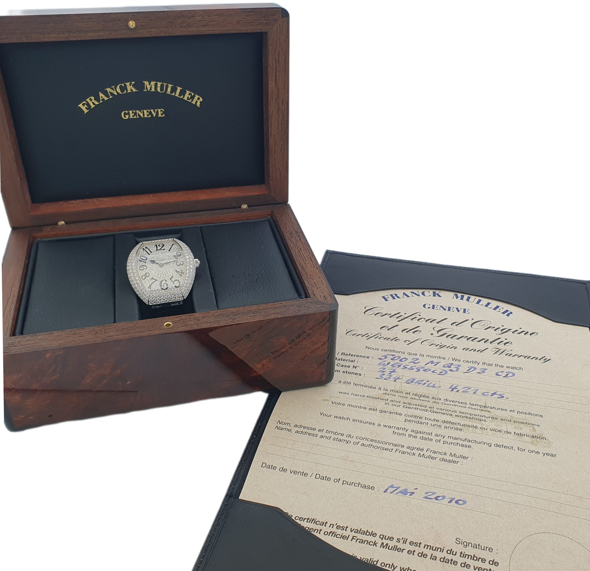 Franck Muller Heart To Heart – Diamonds – Factory Set 2010 B&P Diamanten – Weißgold 750 - Bild 9