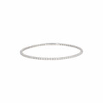 Flexi Riviérearmband Weißgold 585 / 14K mit ca. 1ct Diamanten Vorschau