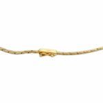 Retro Style Halskette Gelbgold 750 / 18K mit ca. 0,5ct Diamanten - Bild 5 Vorschau