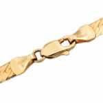 Blautopascollier Gelbgold 750 / 18K mit ca. 0,3ct Diamanten - Bild 4 Vorschau