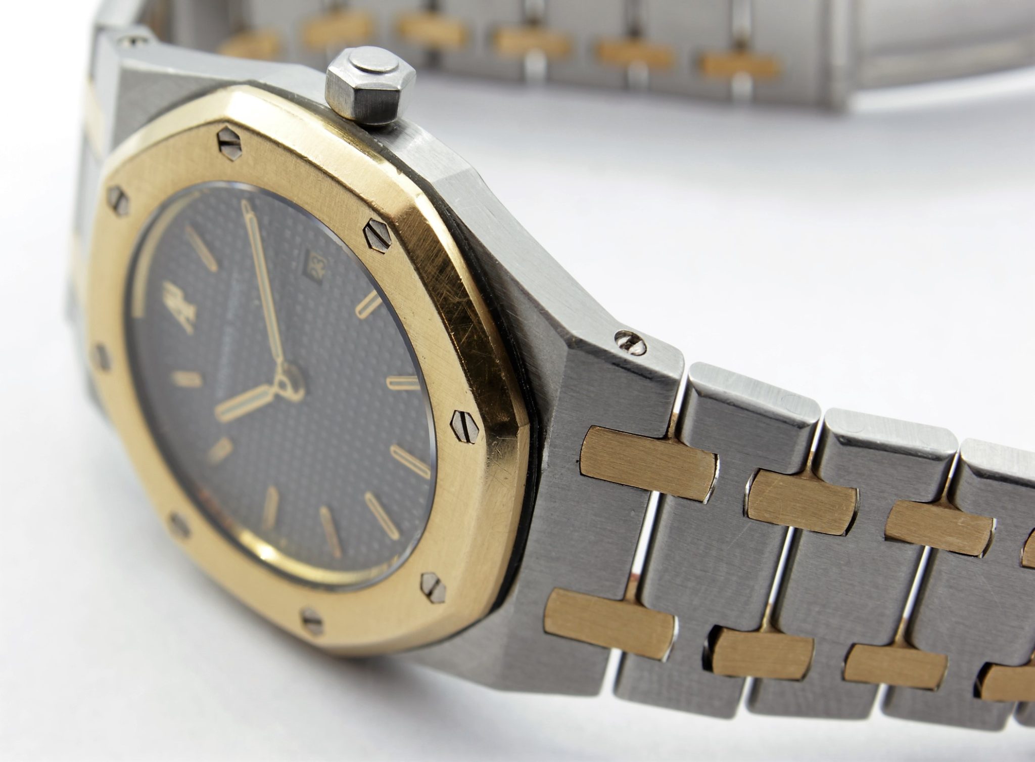 Audemars Piguet Royal Oak Quarz Stahl Gold Papiere 30mm 1990 - Bild 13