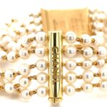 Chanel Mademoiselle 1989 Quarz 750GG Zuchtperlarmband VINTAGE Super Zustand - Bild 4 Vorschau