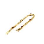 Rubin Panzerarmband 18,7cm Gelbgold 750 / 18K - Bild 4 Vorschau