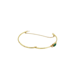 Smaragd Armreif Gelbgold 750 / 18K mit ca. 0,2ct Diamanten - Bild 4 Vorschau