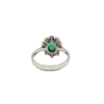 Smaragd Ring Gr.56 Weißgold 750 / 18K mit ca. 0,7ct Diamanten - Bild 4 Vorschau