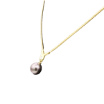 Tahiti Perlen Collier Gelbgold 750 / 18K mit 0,02ct Diamant - Bild 3 Vorschau