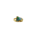 Boulderopal Ring Gelbgold 750 / 18K mit ca. 0,04ct Diamanten Vorschau