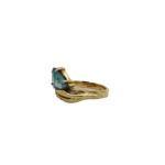 Boulderopal Ring Gelbgold 750 / 18K mit ca. 0,04ct Diamanten - Bild 3 Vorschau