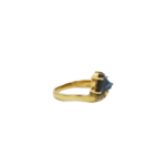 Boulderopal Ring Gelbgold 750 / 18K mit ca. 0,04ct Diamanten - Bild 4 Vorschau
