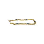 Aquamarin Panzerarmband Gelbgold 750 / 18K - Bild 6 Vorschau
