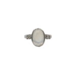 Cadeaux Mondstein Ring Gr.60 Weißgold 750 / 18K mit ca. 0,16ct Diamanten Vorschau