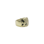 Ring Gr.56 Gelbgold 585 / 14K mit Diamanten und Saphiren - Bild 2 Vorschau