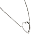 Collier in Herzform Weißgold 585 / 14K mit ca. 0,36ct Diamanten - Bild 4 Vorschau