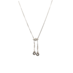 Art Deco Collier Gold / Platin mit ca. 0,4ct Diamanten Vorschau