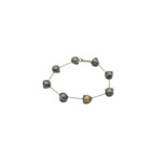 Carl Dau Armband Edelstahl, Gelbgold 750  18K Vorschau