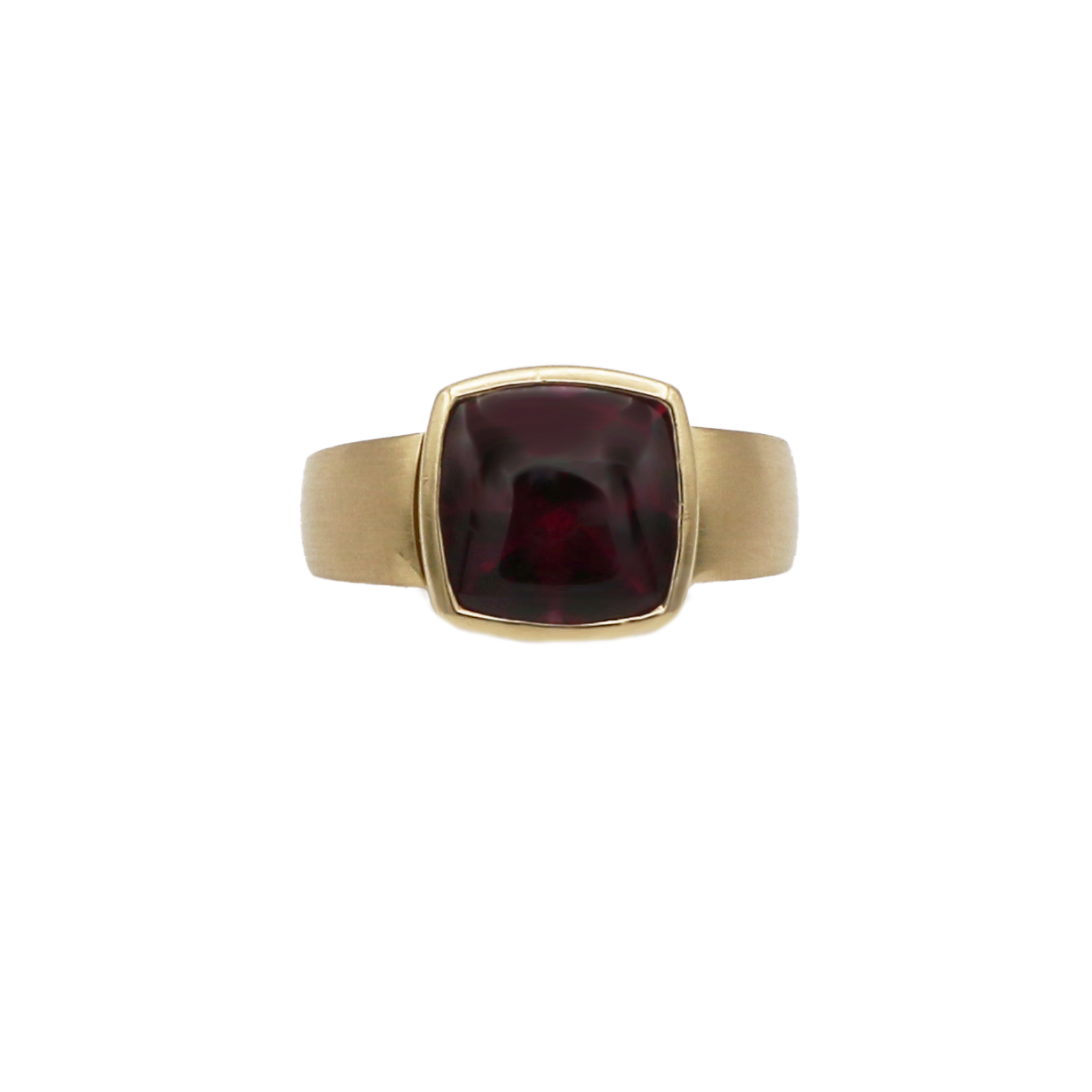 Atelier Böcking Ring Gr.55 Roségold 750 / 18K mit Rhodolith
