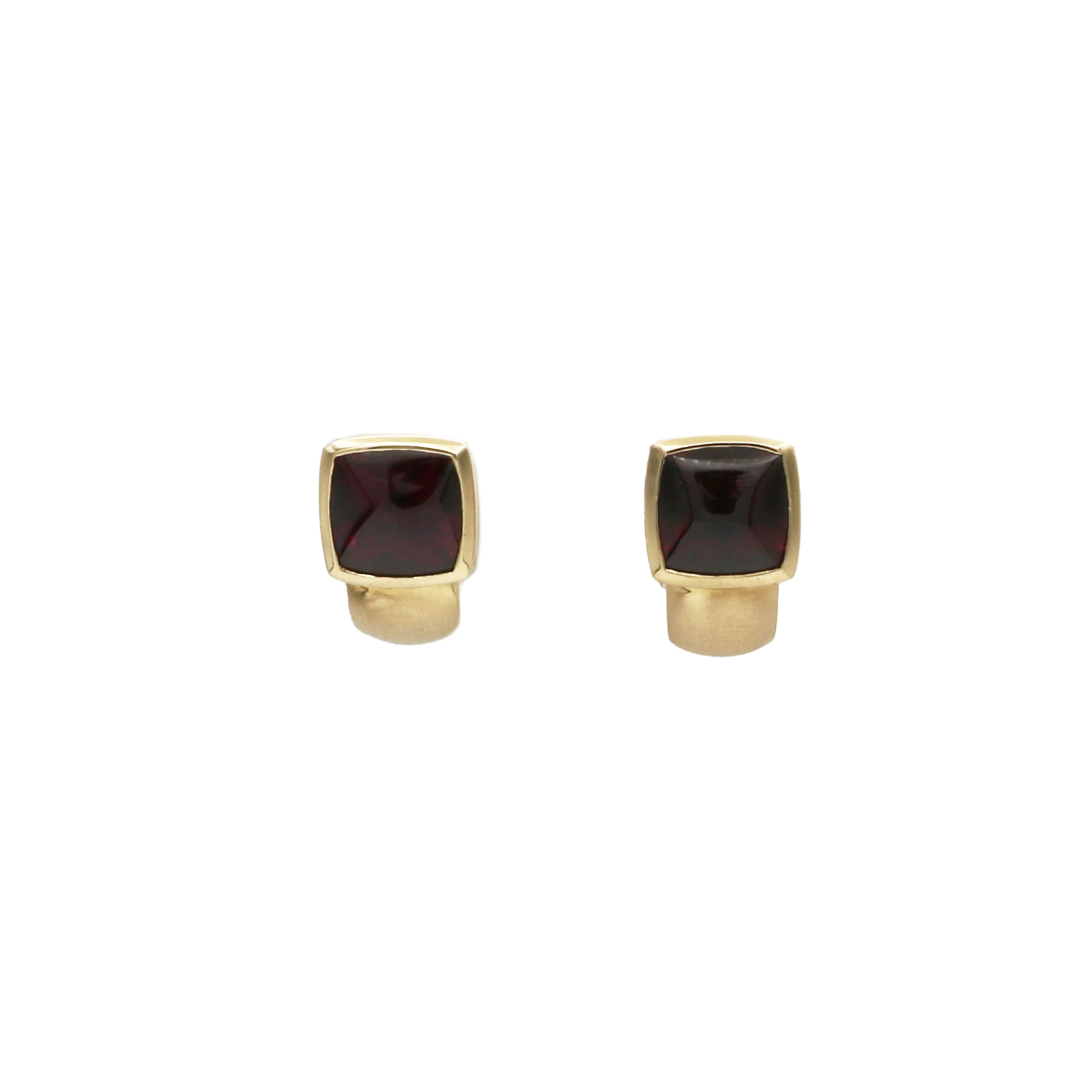 Atelier Böcking Ohrringe Roségold 750 / 18K mit Rhodolith