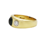 Richarz Saphir Diamant Bandring Gelbgold 585/14K.  Gr. 66 - Bild 2 Vorschau