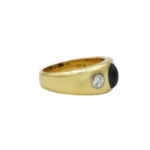 Richarz Saphir Diamant Bandring Gelbgold 585/14K.  Gr. 66 - Bild 3 Vorschau
