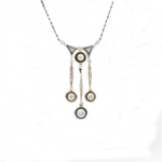 Art Deco Diamant Collier Gelbgold 585/14K Platin Vorschau