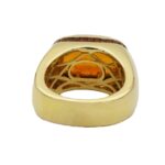 Madeira Citrin Ring Gelbgold 750/18K. Gr 54 - Bild 3 Vorschau
