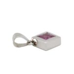 Rosa Turmalin Anhänger Weißgold 750/18K. 0,60ct. - Bild 3 Vorschau