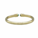 Diamant Saphir Smaragd Armreif Gelbgold 750/18K. - Bild 2 Vorschau