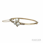 Perl Diamant Armreif Gelbgold 585 / 14 K. Vorschau