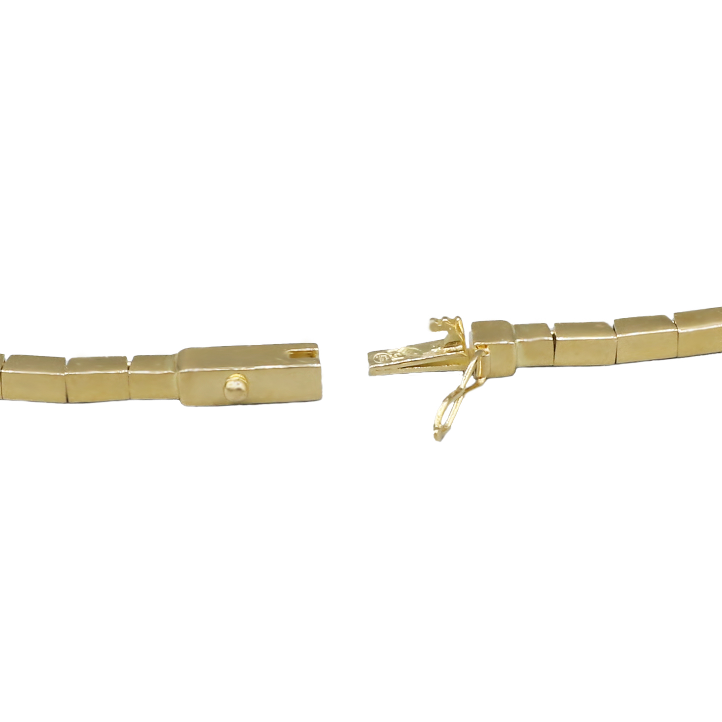 Diamant Beryll Collier Gelbgold 750/18K. ca. 65ct. 41cm - Bild 4
